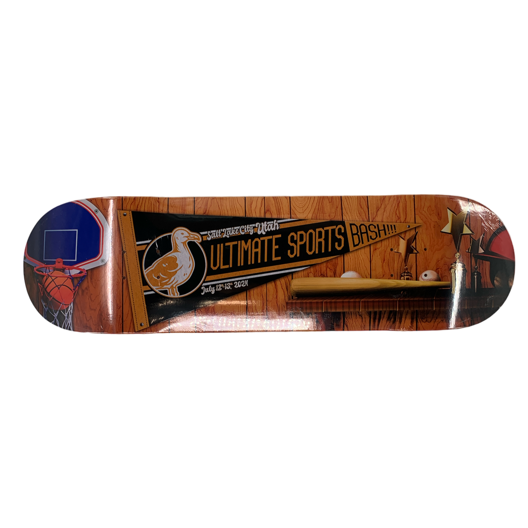 USB Man Cave Skate Deck